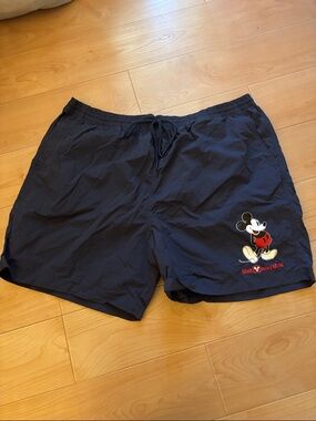 Disney Men's Navy Blue Mickey Mouse Swim Trunks XXL